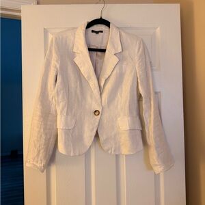 For Cynthia Light Cream Blazer